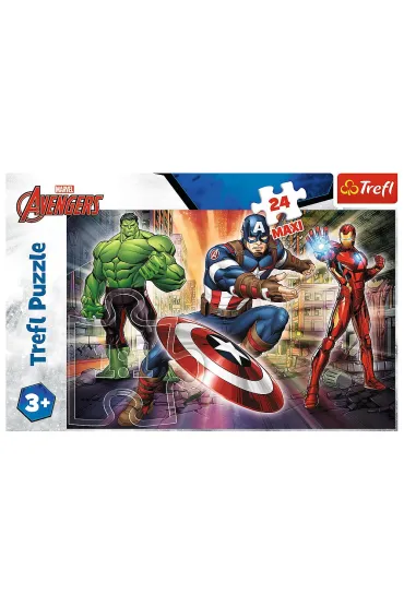 Puzzle maxi 24 el. W �wiecie Avengers�w Trefl