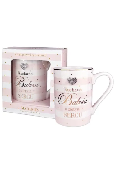 Pan Dragon Kubek Mag Dots - Kochana Babcia