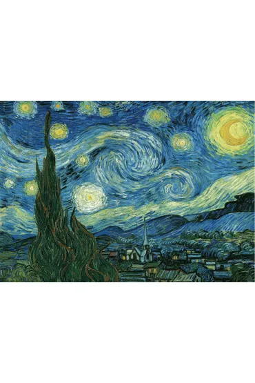 Puzzle 1000 el. Gwie�dzista noc, Vincent van Gogh Eurographics