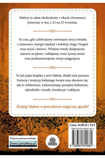 Mabon. Rytuay, przepisy i zaklcia na rwnonoc jesienn - Diana Rajchel