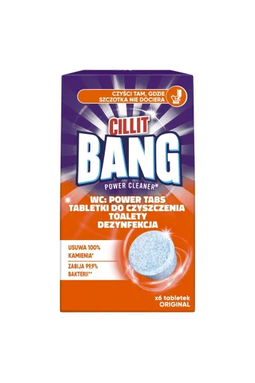 Cillit Bang Tabletki do czyszczenia toalety 6 szt.