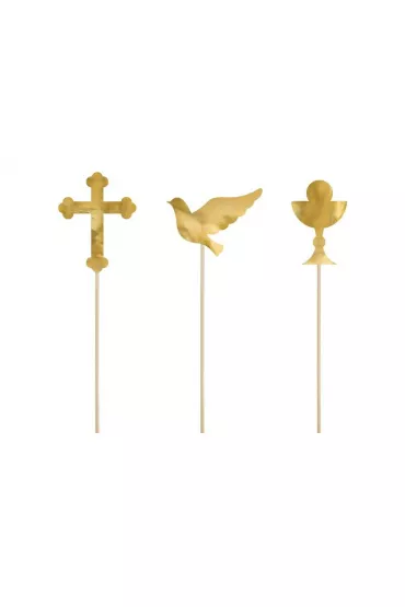 PartyDeco Toppery na tort I Komunia �wi�ta 31,5 cm