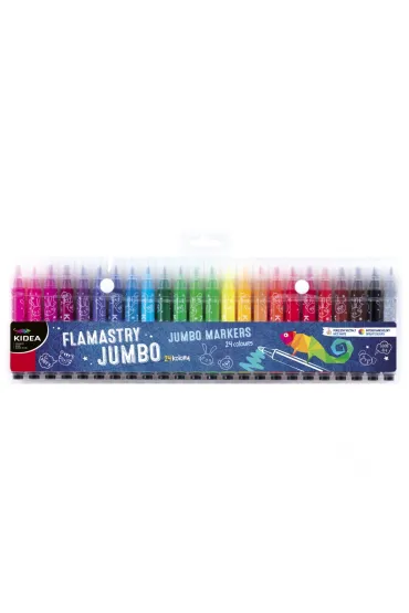 Derform Flamastry Jumbo 24 szt.