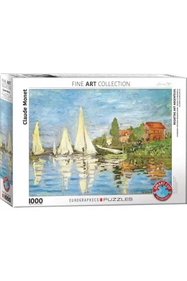 Puzzle 1000 Regattas at Argenteui 6000-6040 Eurographics