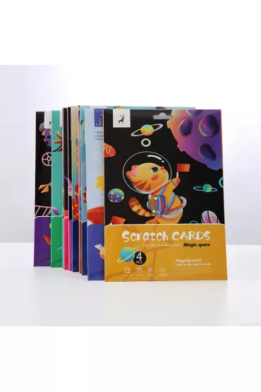 Twoje Hobby Magic Space. Magiczna zdrapka - wydrapywanka 21.0 x 29.8 cm