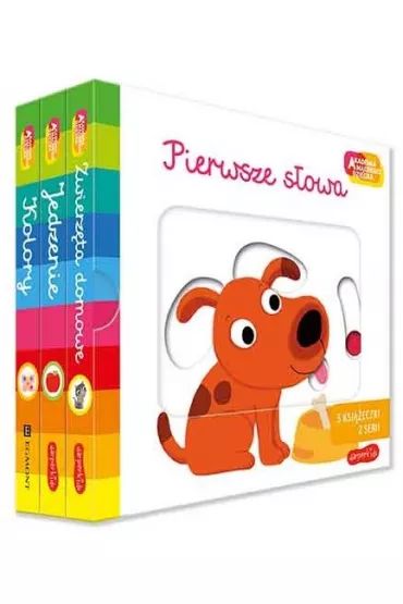 Pakiet Akademia M�drego Dziecka. Pierwsze s�owa: Zwierz�ta domowe, Jedzenie, Kolory - Nathalie Choux