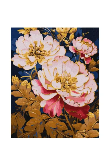 Metallic extra Malowanie po numerach - R�owa Symfonia 40x50cm