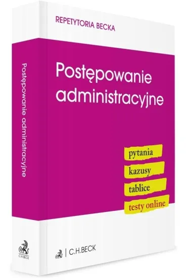 Post�powanie administracyjne. Pytania. Kazusy. Tablice. Testy online