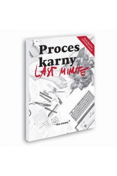 eBook Last Minute Proces karny pdf
