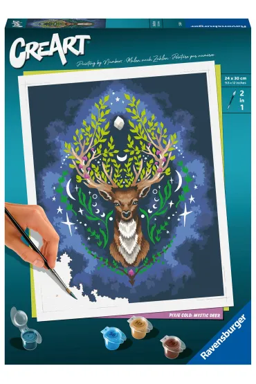Malowanie po numerach CreArt - Pixie Cold Edition - Jele� Ravensburger