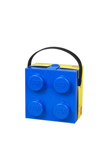Lunchbox klocek LEGO z r�czk� Niebieski