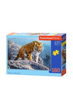 Puzzle 180 el. Tygrys na skale Castorland