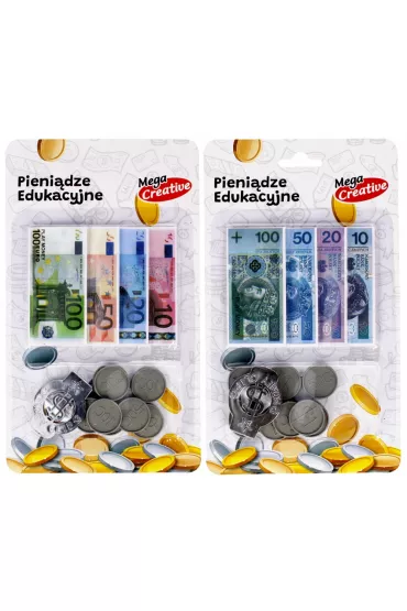 Pieni�dze edukacyjne z akcesoriami  MEGA CREATIVE 483256