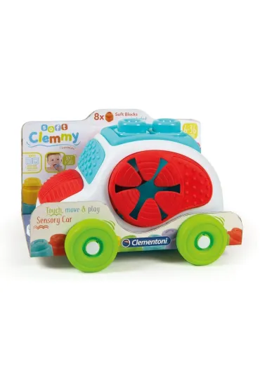 Autko Clemmy z klockami zabawka Clementoni | TaniaKsiazka.pl