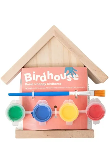 Domek dla ptak�w do malowania drewniany Bs Toys