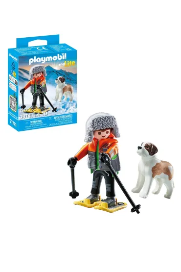 Playmobil My Life Narciarz z bernardynem 71741