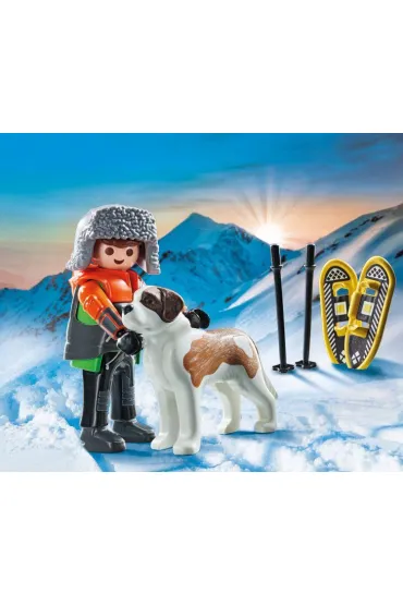 Playmobil My Life Narciarz z bernardynem 71741