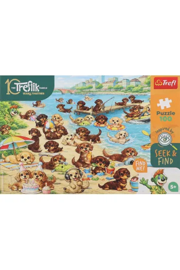 Puzzle 100el Jamniki i Trefliki TREFL 16585