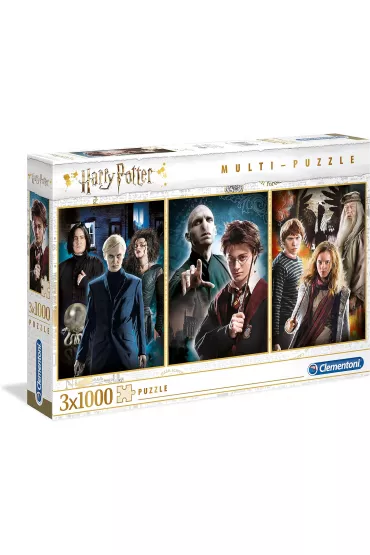 Puzzle 3 x 1000 el. Harry Potter Clementoni
