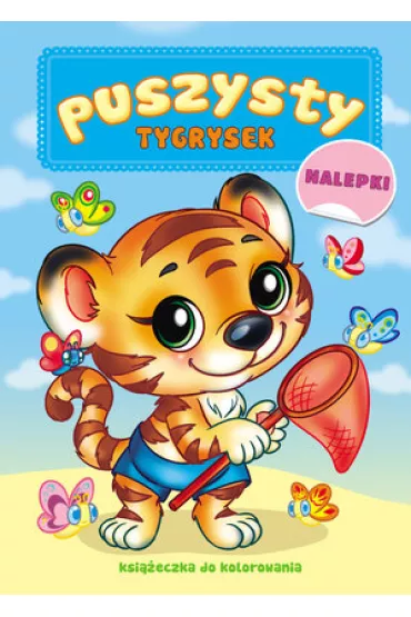 Puszysty Tygrysek. Ksi��ka do kolorowania