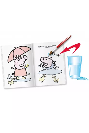 Peppa Pig Wod� malowane cz�� 9. Chlup w ka�u��