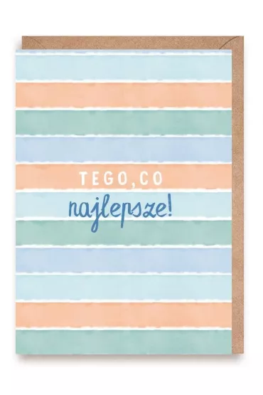 Cardie Kartka okoliczno�ciowa Tego, co najlepsze