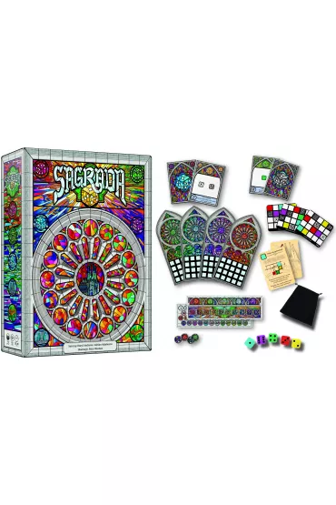 Sagrada FoxGames gra planszowa - Adrian  Adamescu, Daryl  Andrews