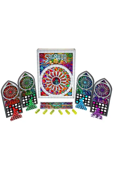 Sagrada FoxGames gra planszowa - Adrian  Adamescu, Daryl  Andrews