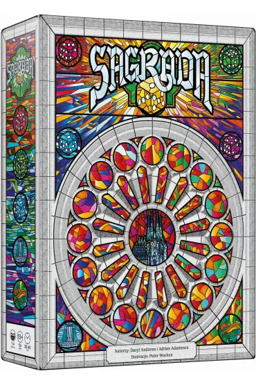 Sagrada FoxGames gra planszowa - Adrian  Adamescu, Daryl  Andrews