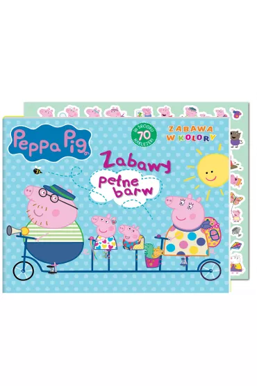 Peppa Pig. Zabawa w kolory. Zabawy pe�ne barw