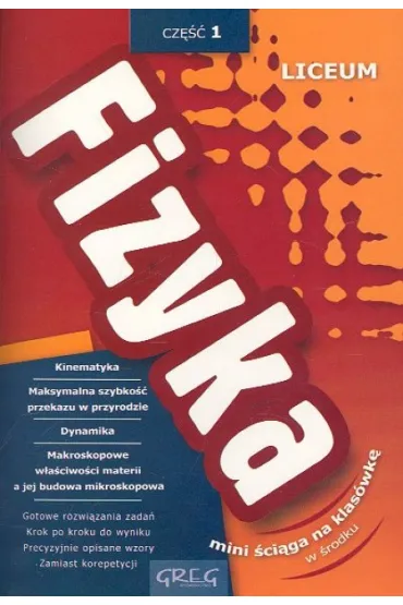 Fizyka. Liceum. Cz�� 1 - Alicja Nawrot