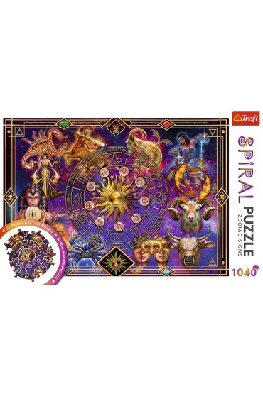 Puzzle spiralne 1040 el. Znaki zodiaku Trefl