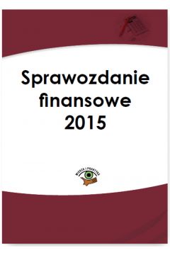 eBook Sprawozdanie finansowe 2015 pdf