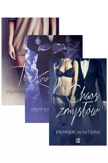 Pakiet Potwory z ciemno�ci. Tomy 1-3: �zy Tess, Kwintesencja Q, Chaos zmys��w - Pepper Winters