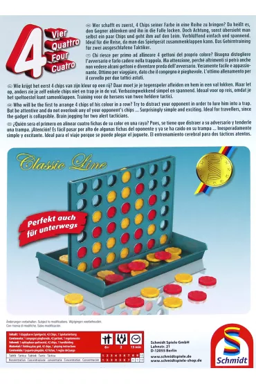 Gra Cztery w rz�dzie w lini� klasyczna Schmidt