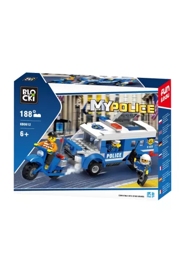 Klocki Blocki MyPolice Po�cig 188 elem.