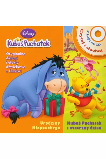 Audiobook Kubu� Puchatek i wietrzny dzie� Urodziny K�apouchego Czytaj i s�uchaj + CD