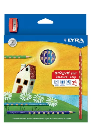 Lyra Kredki Groove 24 kolory + temper�wka