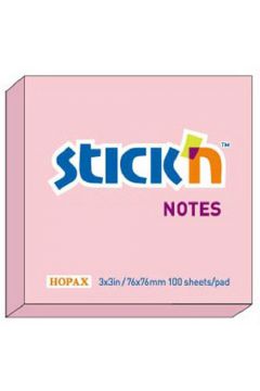 Stickn Notes samoprzylepny pastelowy rowy