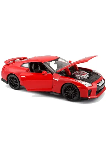Bburago model nissan gt-r 2017 red 1:24
