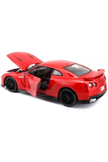 Bburago model nissan gt-r 2017 red 1:24