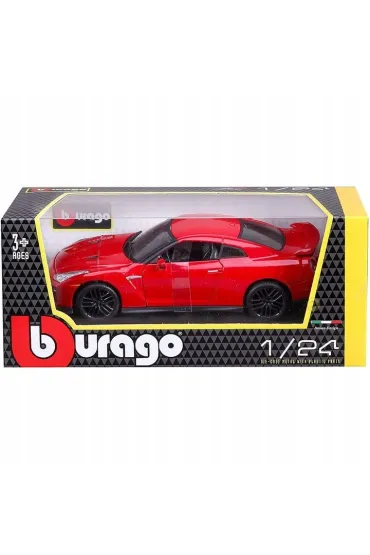 Bburago model nissan gt-r 2017 red 1:24