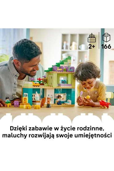 LEGO DUPLO Nowoczesny dom rodzinny 3 w 1 z figurkami 10470