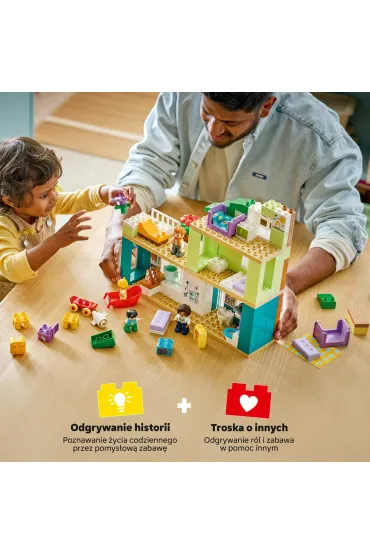LEGO DUPLO Nowoczesny dom rodzinny 3 w 1 z figurkami 10470