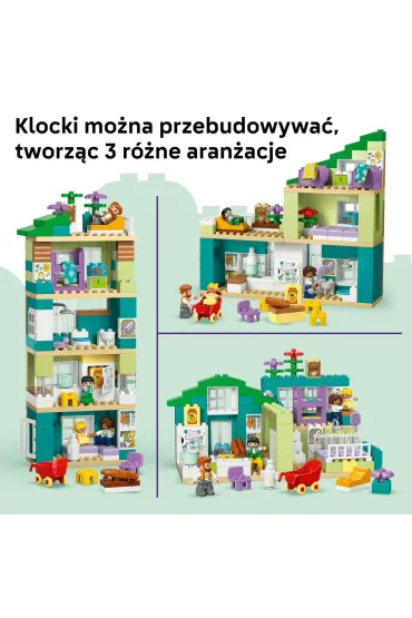 LEGO DUPLO Nowoczesny dom rodzinny 3 w 1 z figurkami 10470