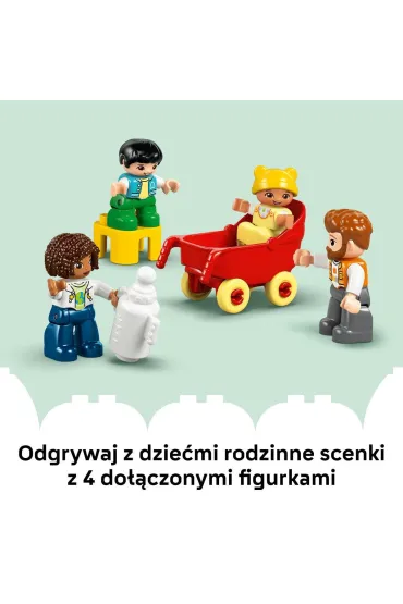 LEGO DUPLO Nowoczesny dom rodzinny 3 w 1 z figurkami 10470