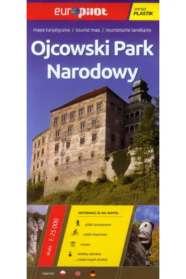 Ojcowski Park Narodowy mapa turystyczna 1:25 000 (laminat)