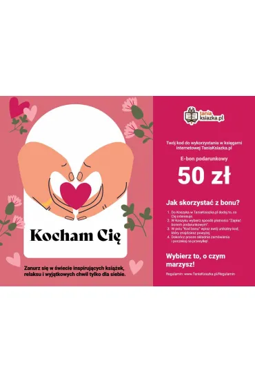 e-Bon Karta Podarunkowa Kocham Ci� 50 z� TaniaKsiazka.pl