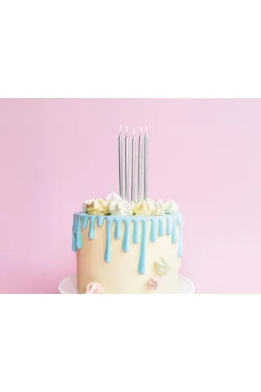 PartyDeco �wieczki urodzinowe g�adkie 12,5 cm