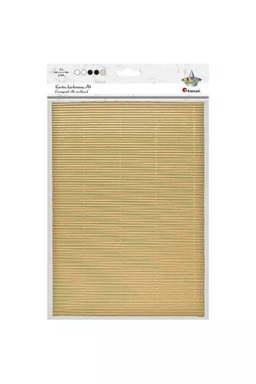 Titanum Karton karbowany A4 5 kolor�w metalizowanych mix